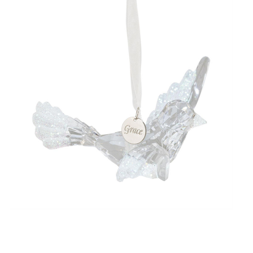 Live Simply Dove Ornament