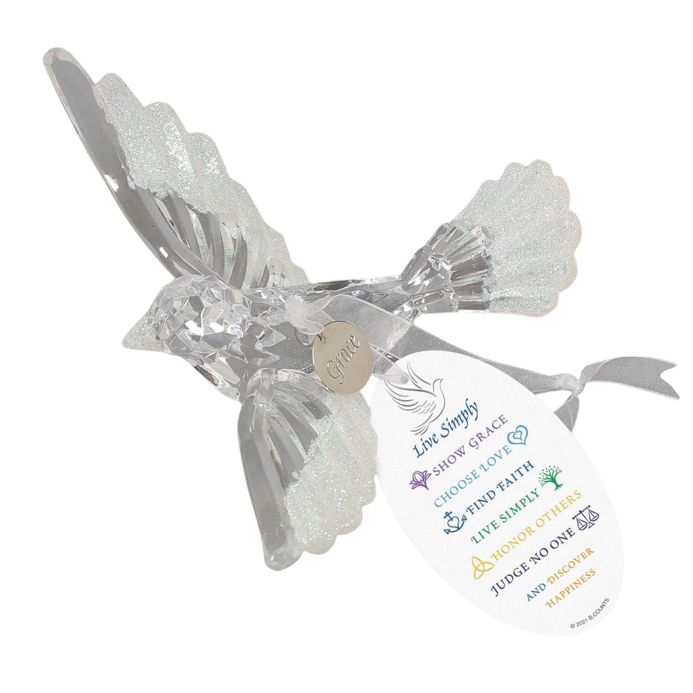 Live Simply Dove Ornament