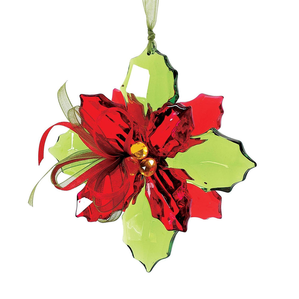 .The Christmas Poinsettia Ornament