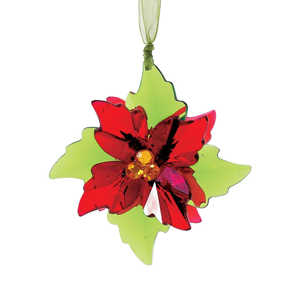 .The Christmas Mini Poinsettia Ornament