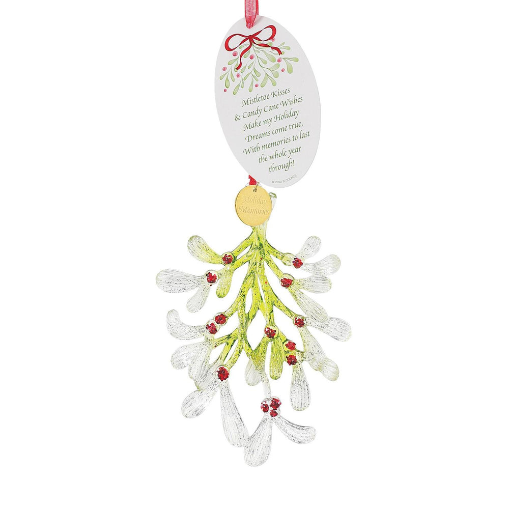 .The Christmas Mistletoe Kisses Ornament