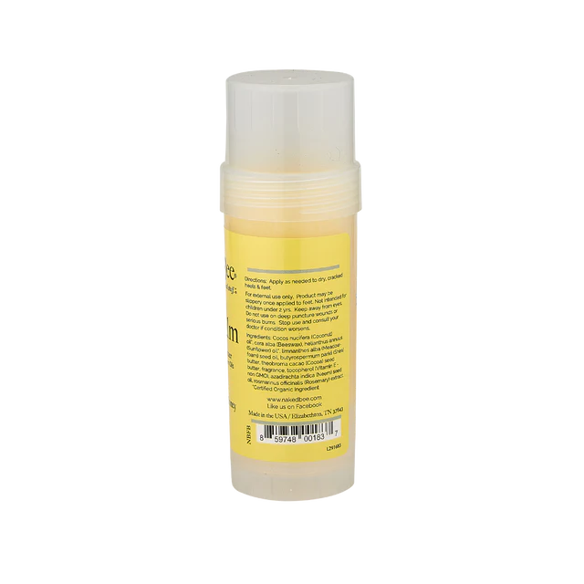 Naked Bee Orange Blossom Honey Restoration Foot Balm 2oz