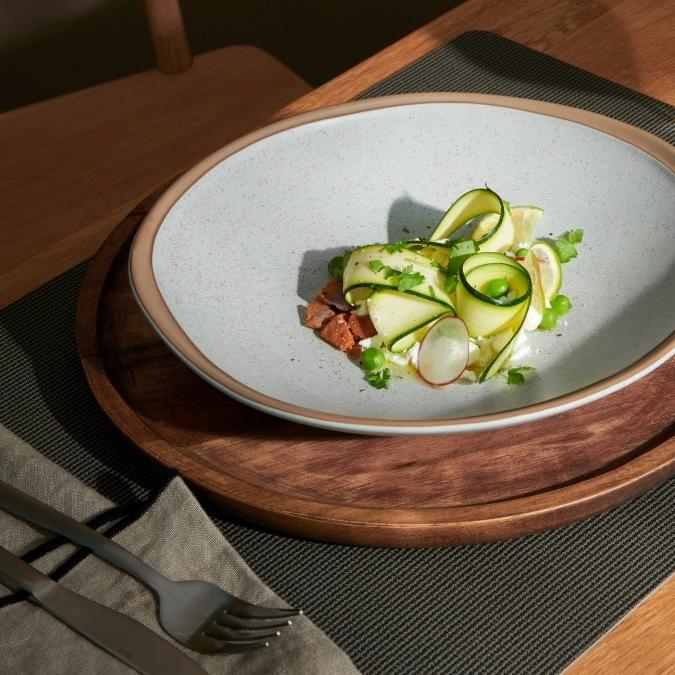 Natural Living - Dark Acacia Plate 25cm