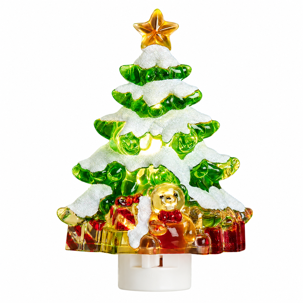 Nightlight - Christmas Tree with Teddy