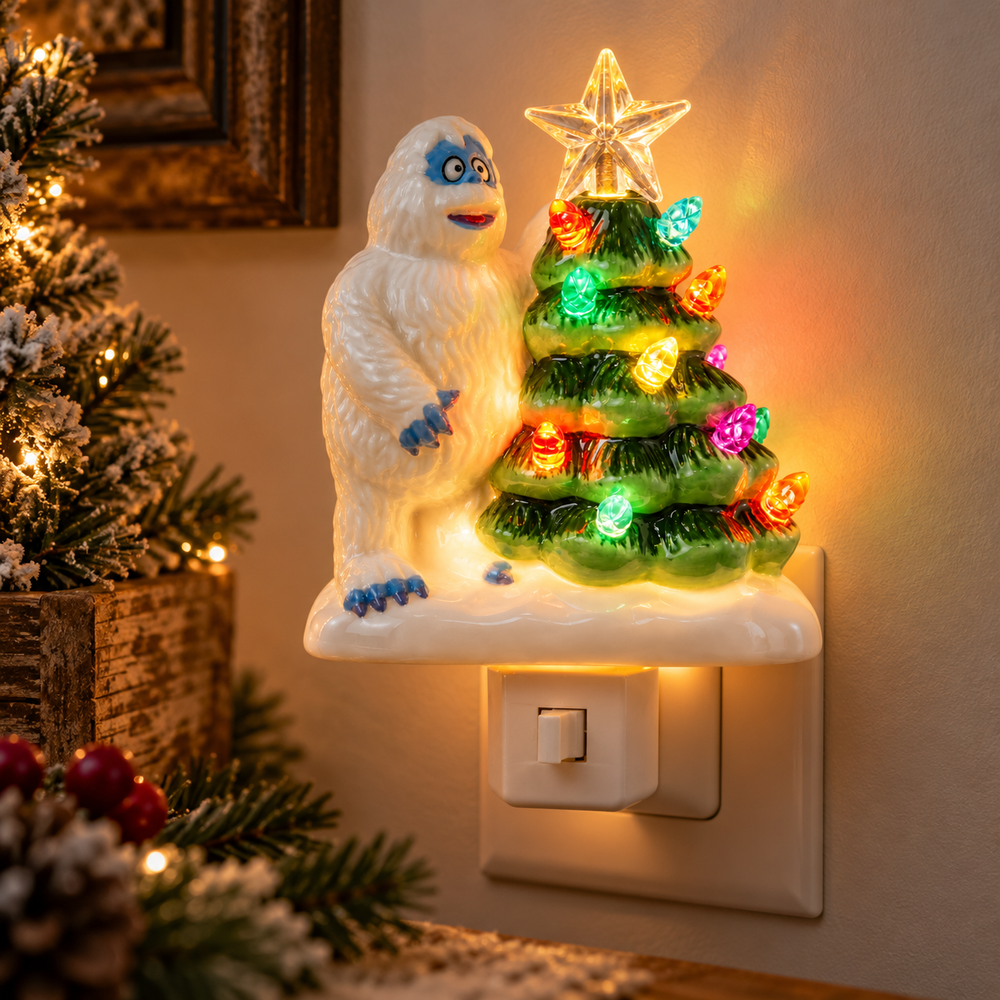 Nightlight - Bumble with Vintage Christmas Tree