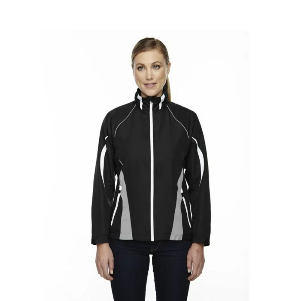 North End Ladies Impact Active Jacket - Black & Grey