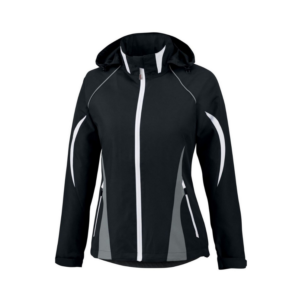 North End Ladies Impact Active Jacket - Black & Grey