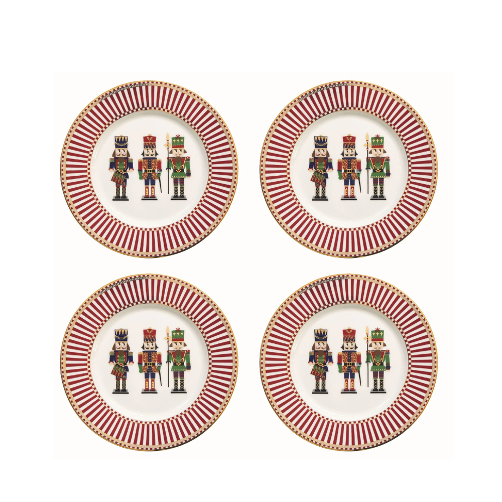 Nutcrackers Dessert Plates by Studio 1811