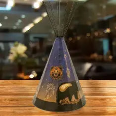Indigenous Teepee Lamp Small - Modern Bear