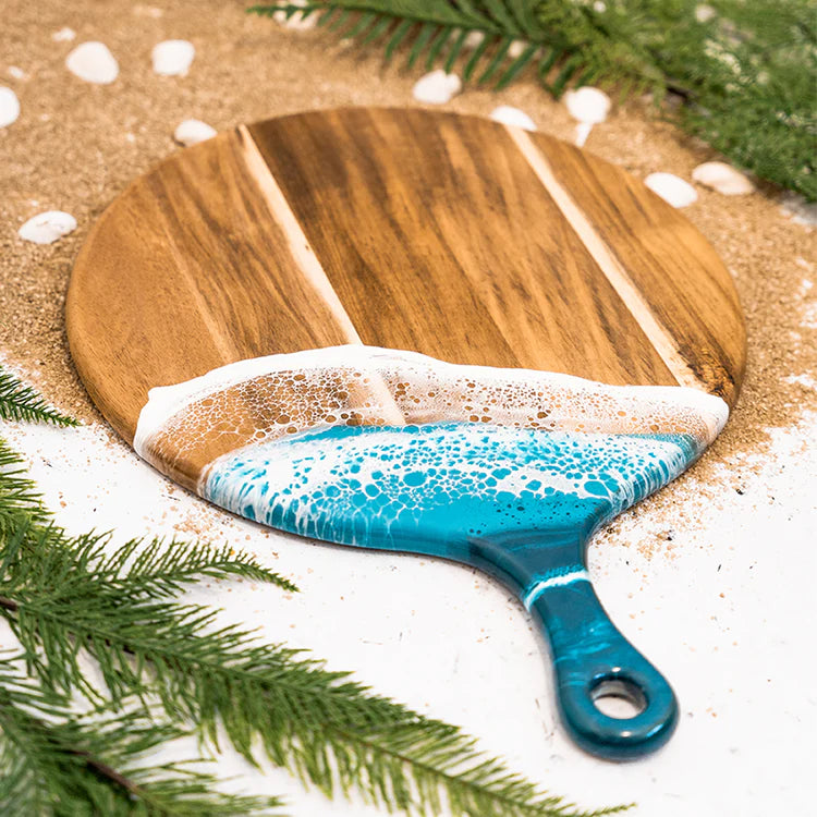 Lynn & Liana Ocean Vibes-Acacia Cheese Paddle