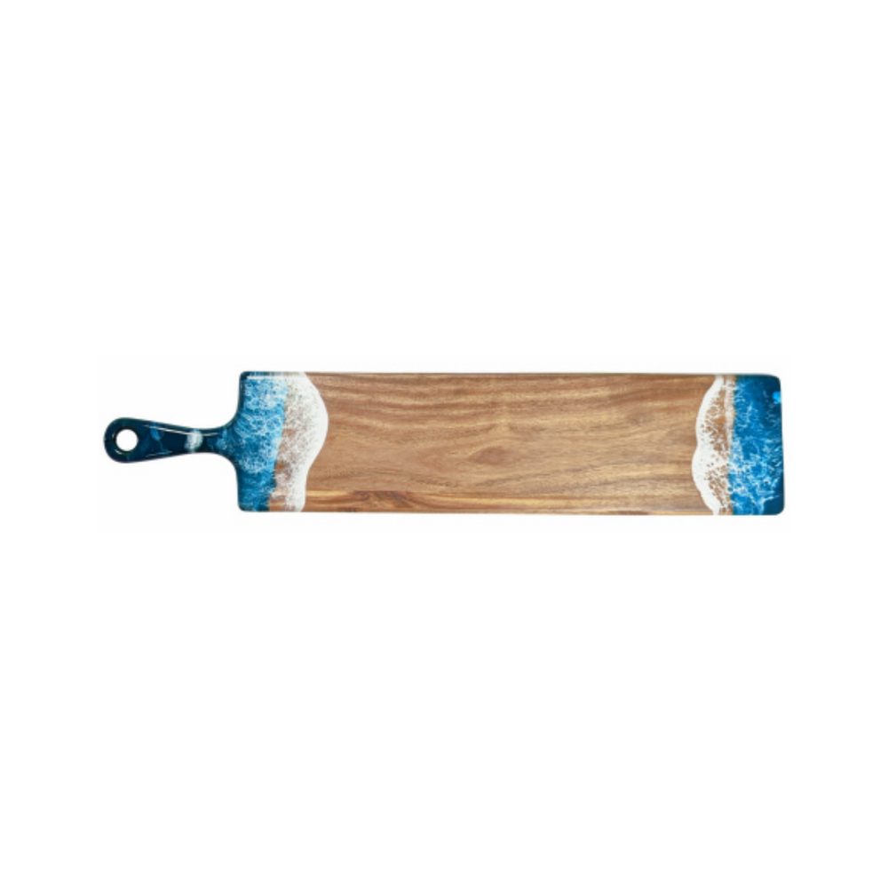 Lynn & Liana Ocean Vibes-Acacia Baguette Board (5" x 24")