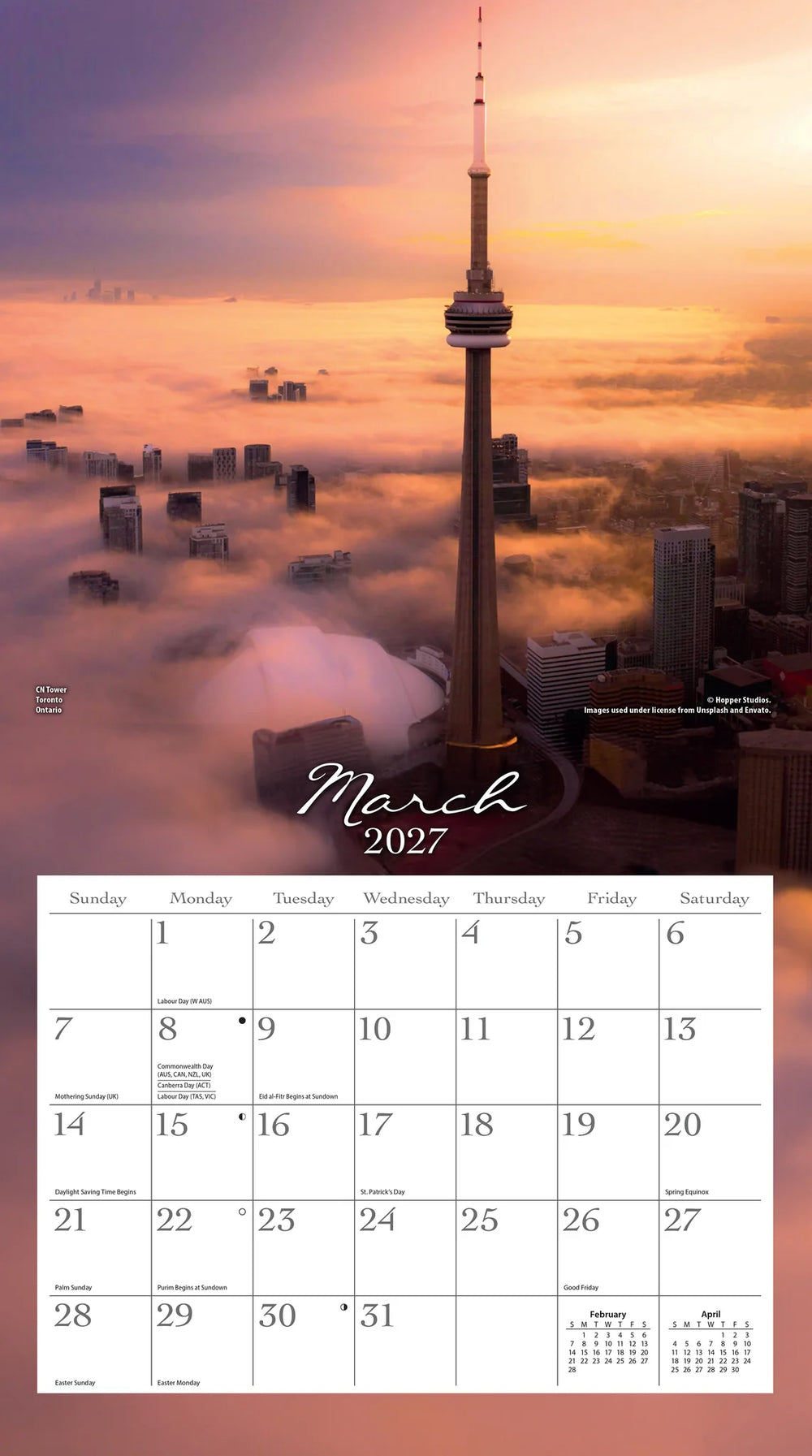 Lang Calendar 2027 - Oh Canada
