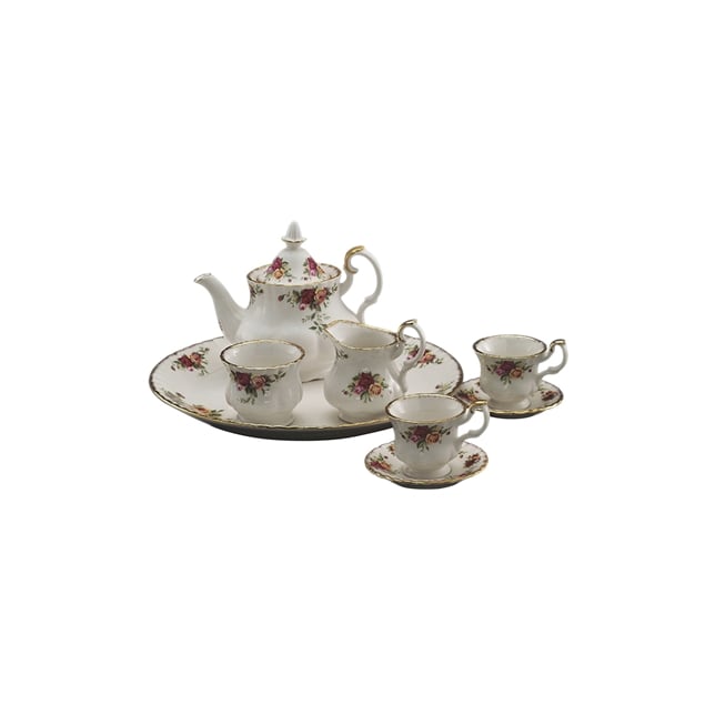 Royal Albert Old Country Roses Le Petite 9 Piece Tea Set