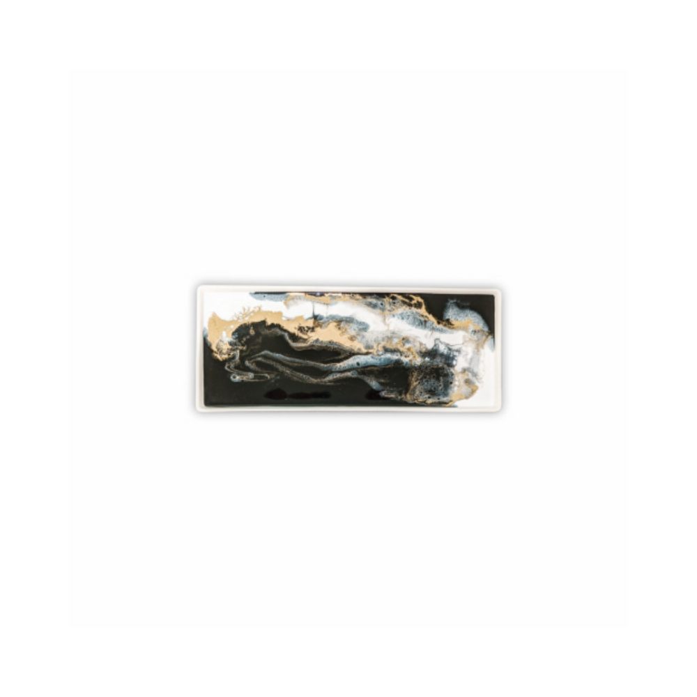 Lynn & Liana Onyx- Ceramic Tray Large