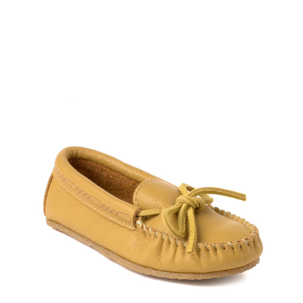 Manitobah Kids Otter Moccasin Tan