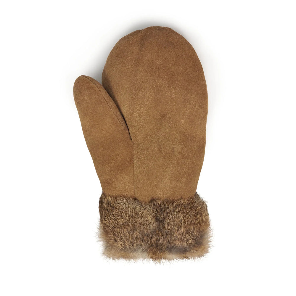 Manitobah Fur Trim Mitt New Oak