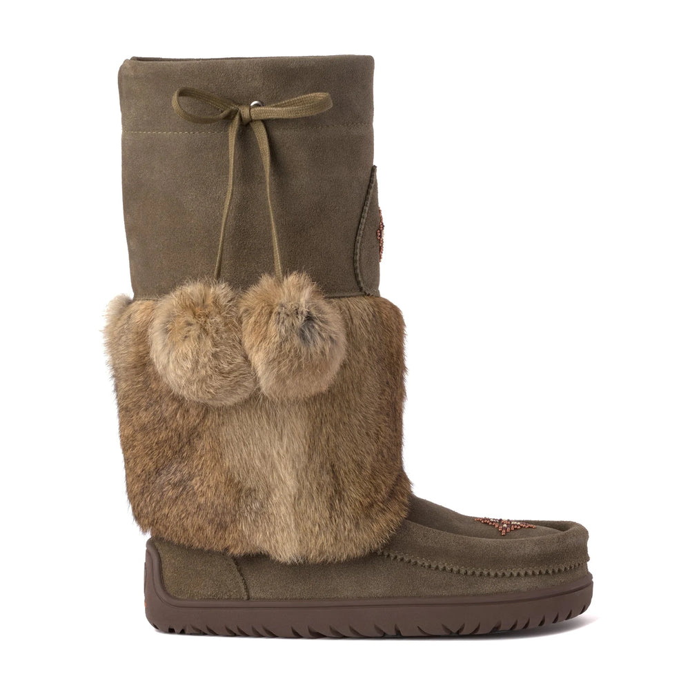 Manitobah Waterproof Snowy Owl Dark Olive