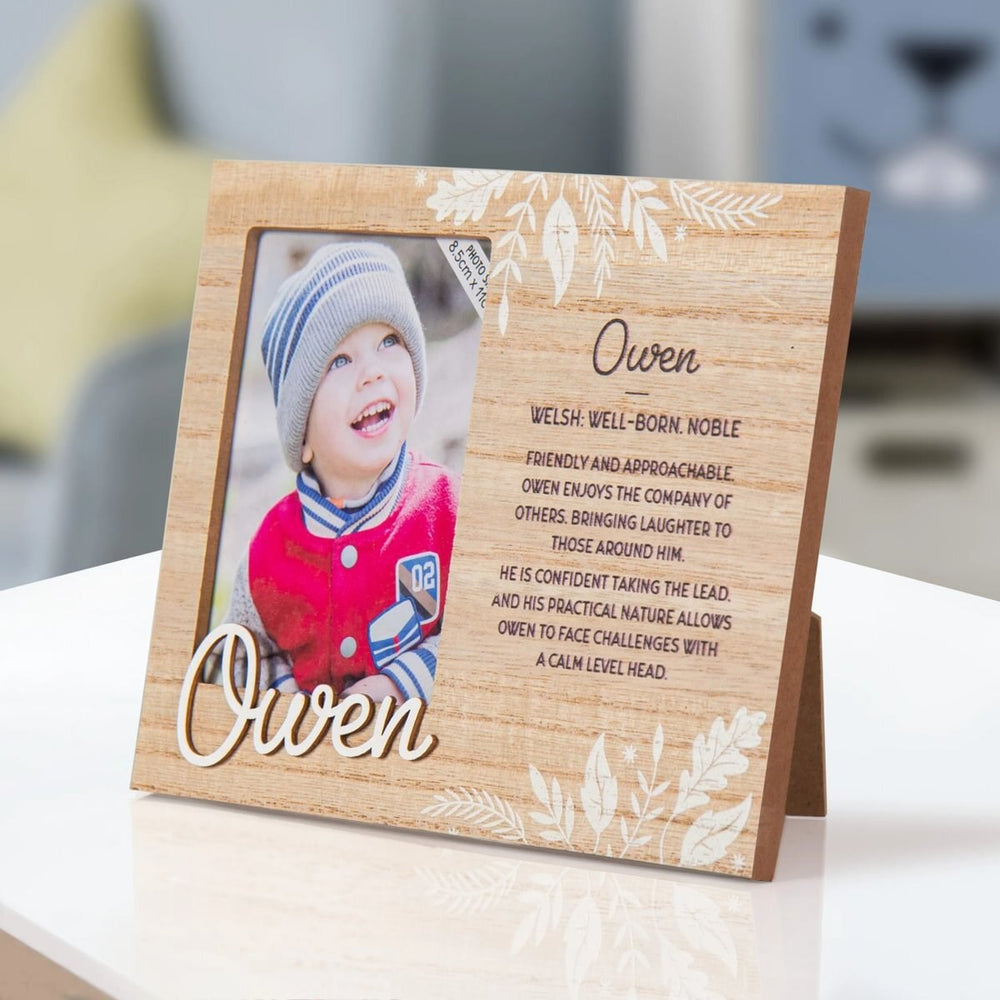 The Kid's Picture Frame - Owen