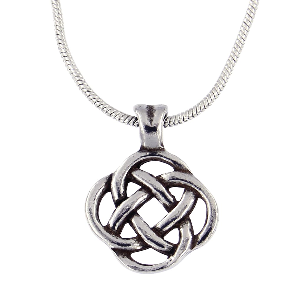 St Justin Square Knot Pendant