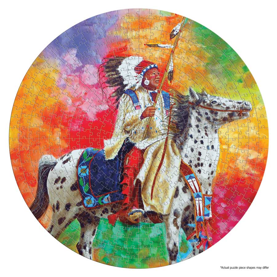 Indigenous Puzzle - Proud Warrior (500 Pieces)