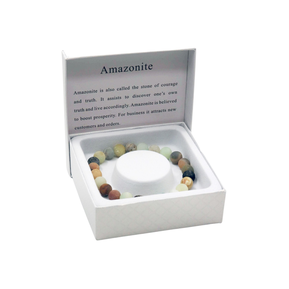 Grand- Blessing Bead Bracelet Amazonite (BR1234-01)