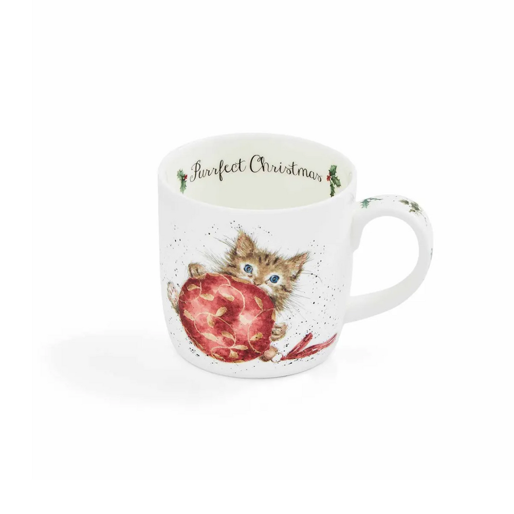 Wrendale 11 oz Mug - Purrfect Christmas