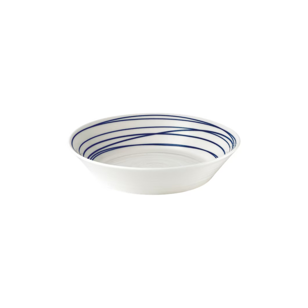 Pacific Blue Lines Pasta Bowl (9")