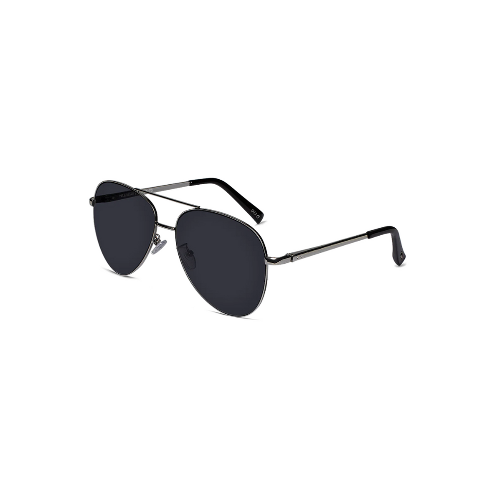 Wollumbin Australia Sunglasses - Palm Beach Shiny Silver/Smoke