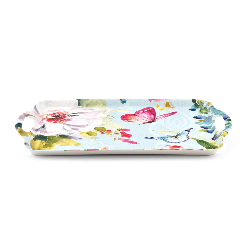Colorful Breeze Large Handled Melamine Tray