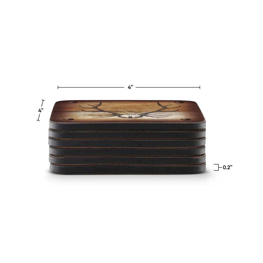 Lodge Coasters - Set of 6
