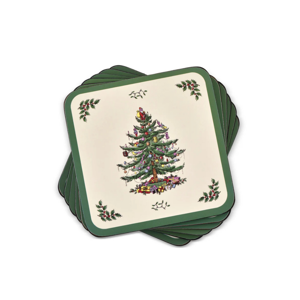 Pimpernel Spode Christmas Tree Coasters