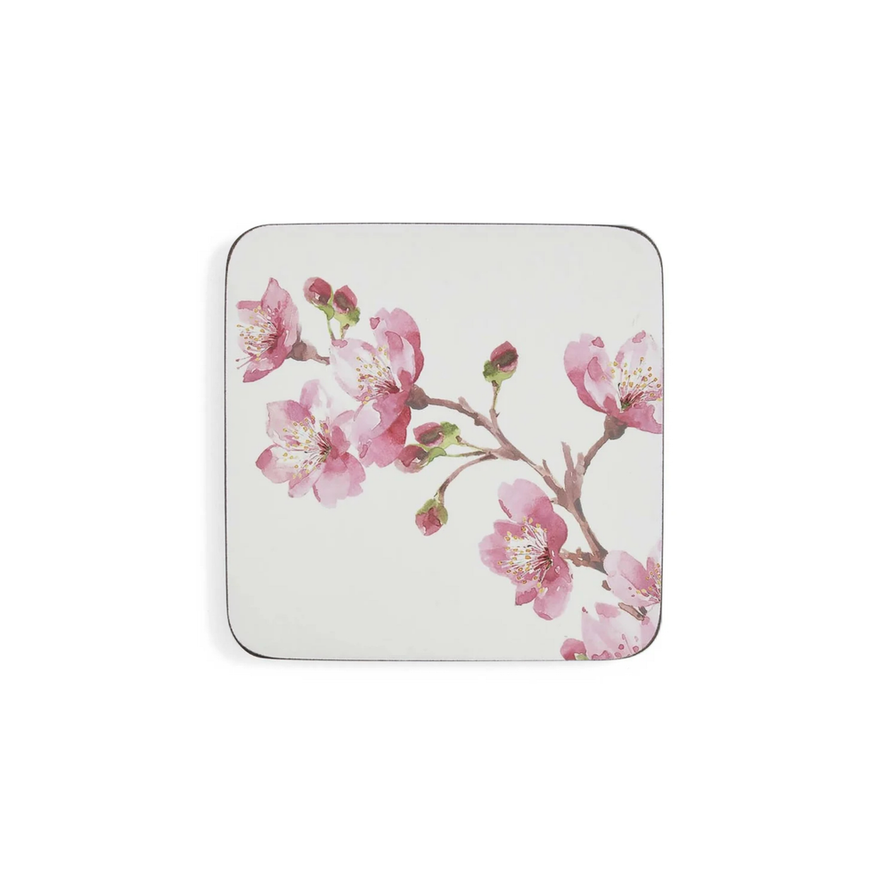 Pink Blossom Coasters - Set of 6