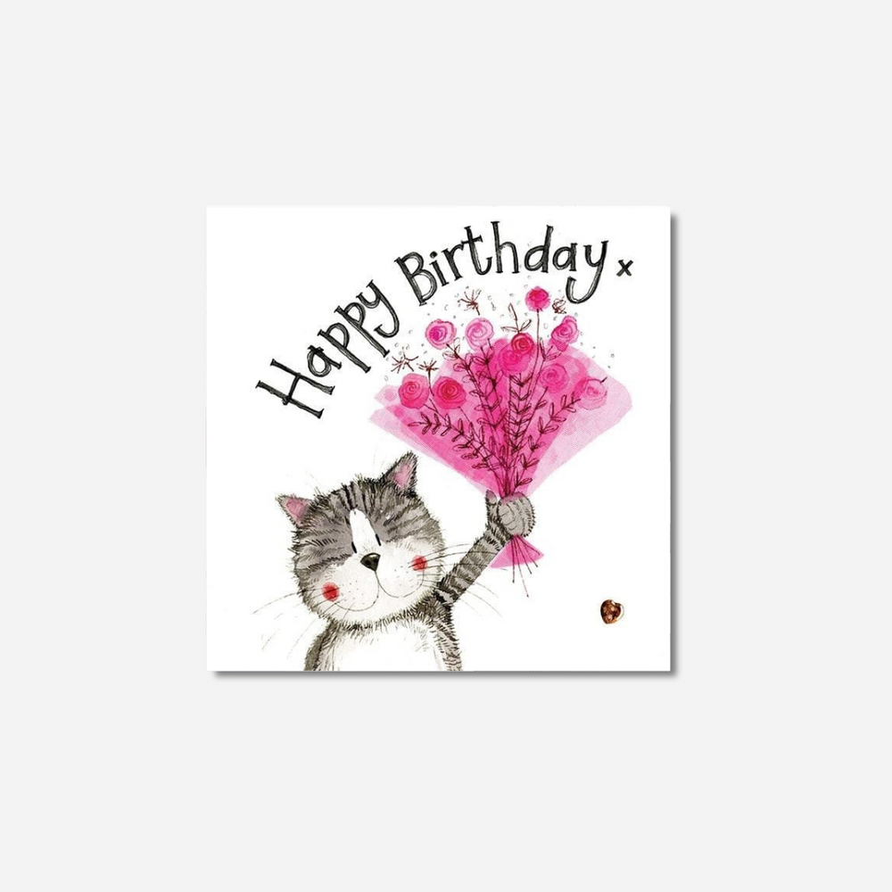 Alex Clark Small Cards Pink Bouquet