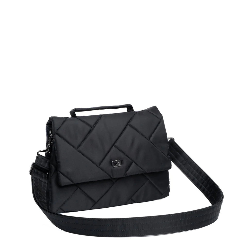Lug Black Plie 2 Crossbody - Black