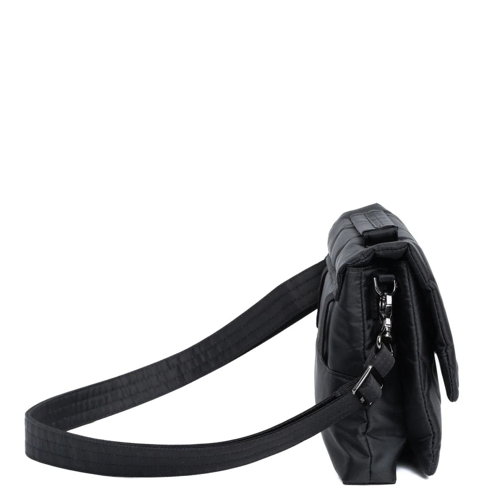 Lug Black Plie 2 Crossbody - Black