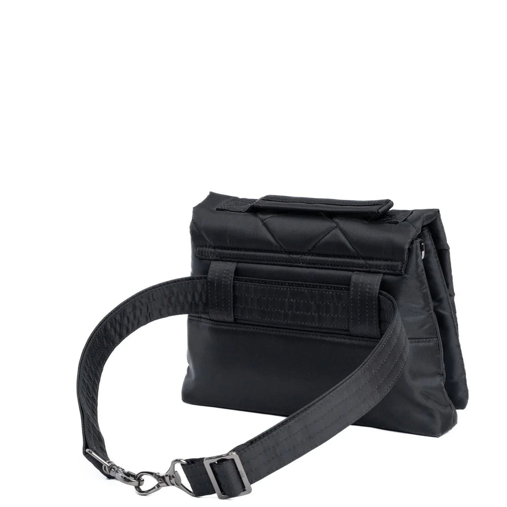 Lug Black Plie 2 Crossbody - Black