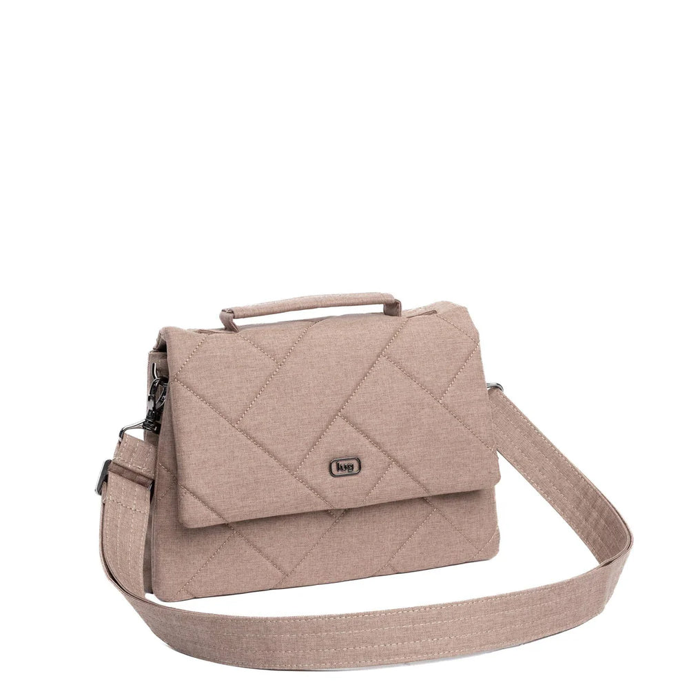 Lug Taupe Plie 2 Crossbody -  Heather Sand