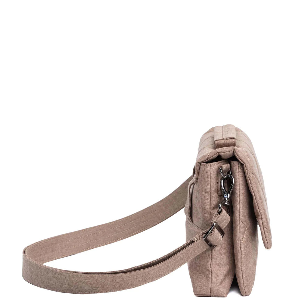 Lug Taupe Plie 2 Crossbody -  Heather Sand
