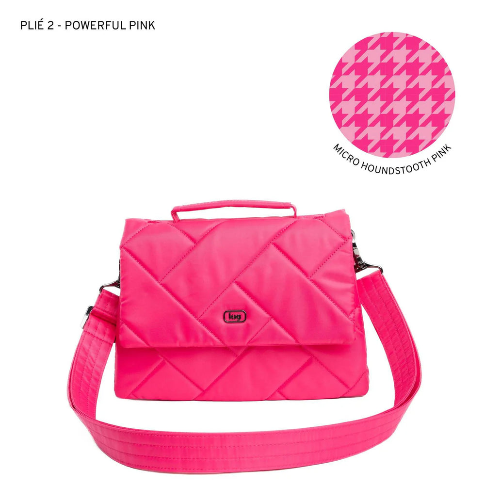Lug Pink Plie 2 Crossbody -  Powerful Pink