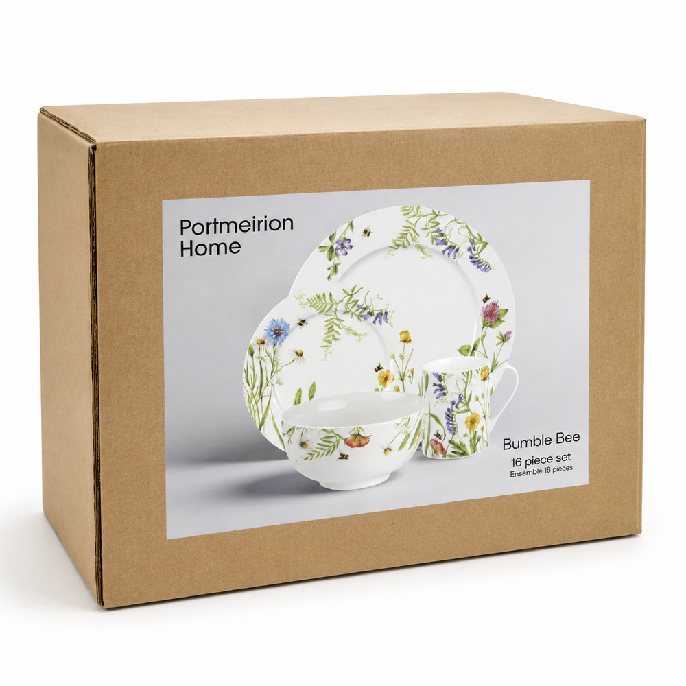 Portmeirion Home Bumble Bee 16pc Dinner Set