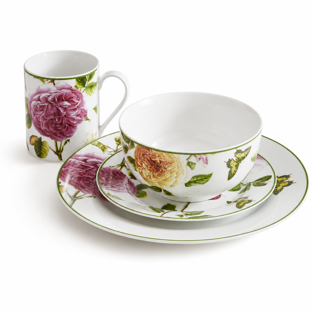 Portmeirion Home Roses 16pc Dinner Set