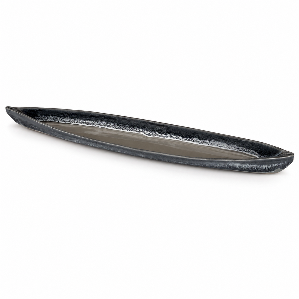 Pottery Kayak Appetizer Server - Seaside