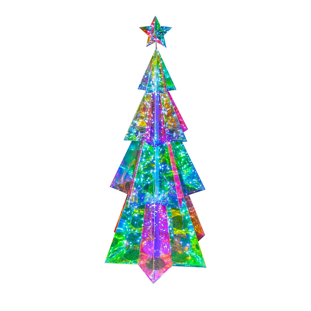 Prism Gem Lit Large Christmas Tree