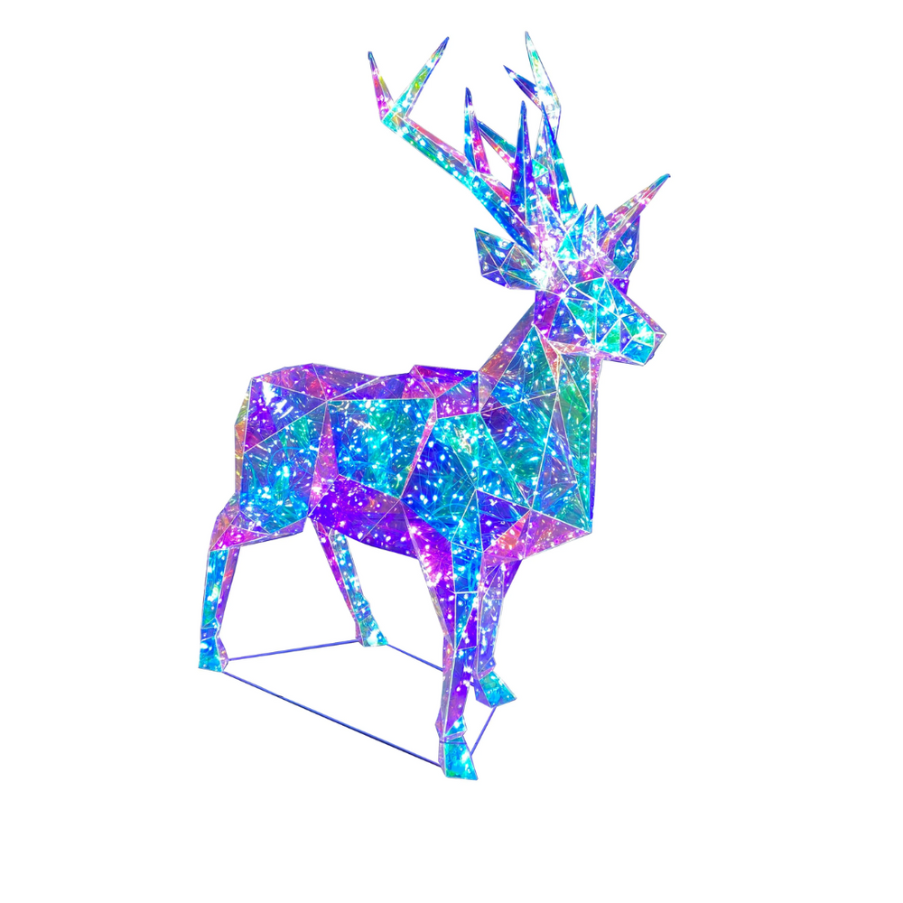 Prism Gem Lit Large Deer