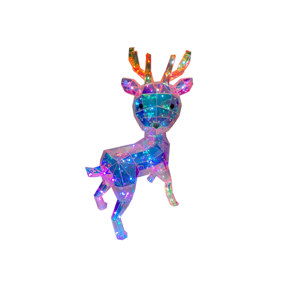 Prism Gem Lit Small Deer