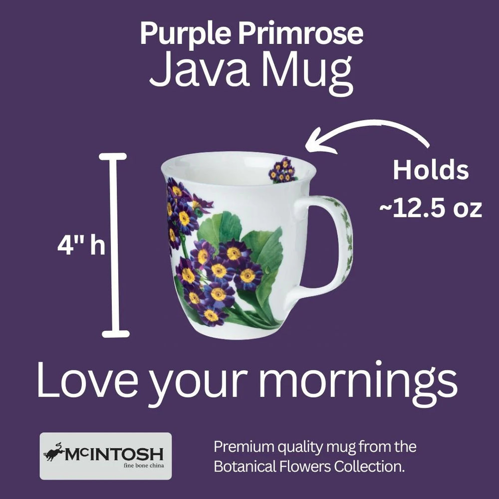 Purple Primrose Java Mug
