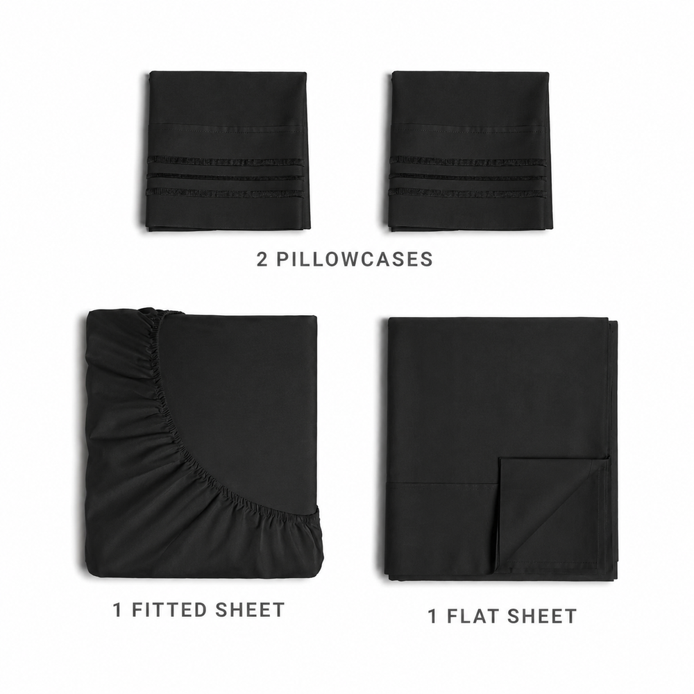 Solid Sheet Set - Black