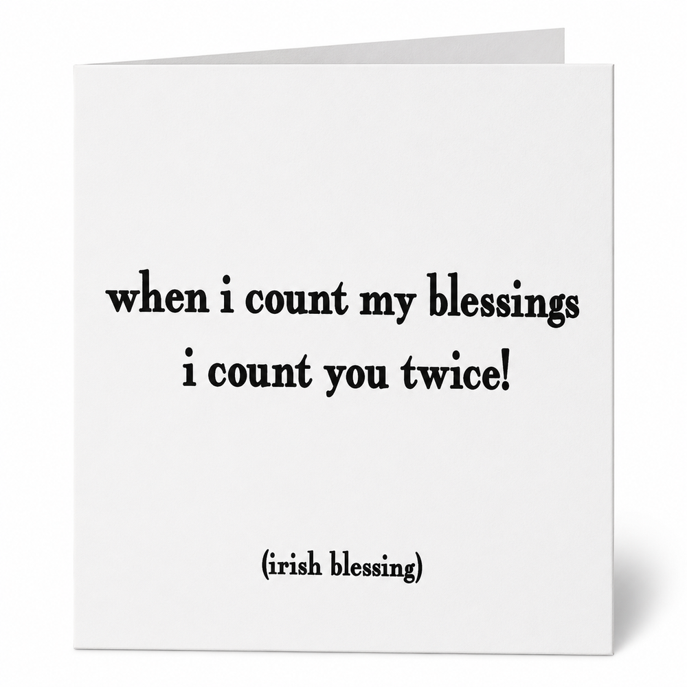 Quotables Card - Count my Blessings