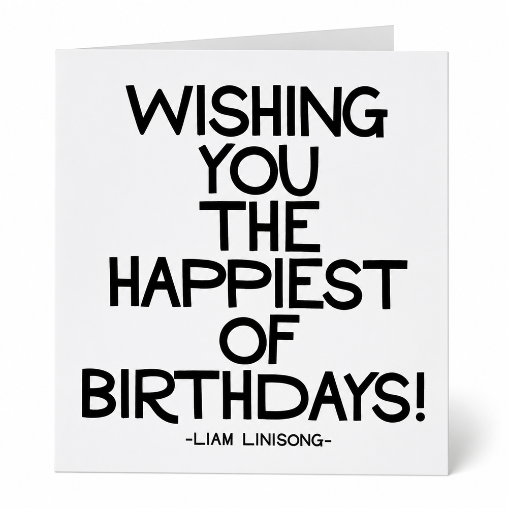 Quotables Card - Happiest Birthdays