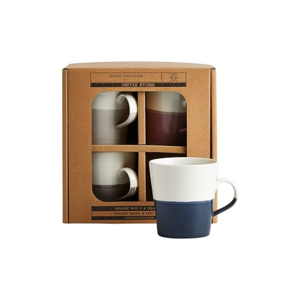 Royal Doulton Coffee Studio Grande Mug Set of 4